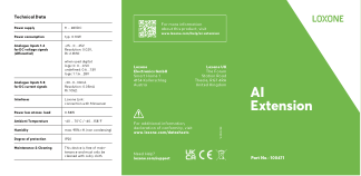AI 扩展 | Loxone